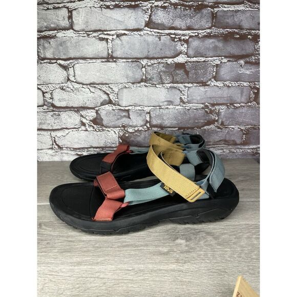 Teva Hurricane XLT2 Earth Pink Blue Yellow Nylon Hiking Strap Sandals Men Sz 12M - Picture 12 of 16